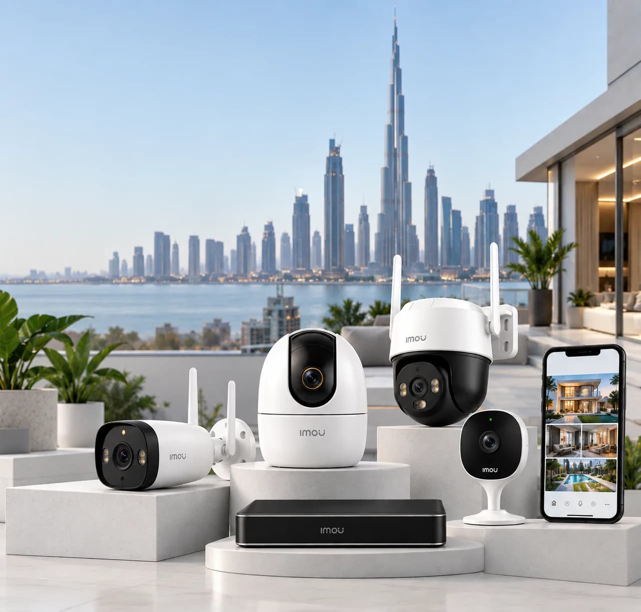 Authorised Imou security camera installation in Dubai